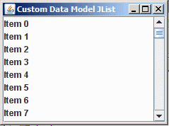 Custom List Model