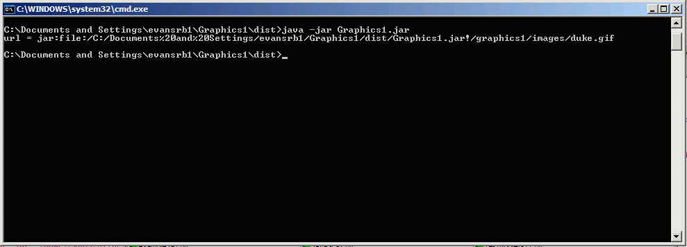 Running jar from command line