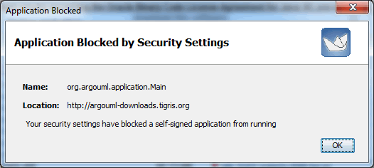 Blocked app
