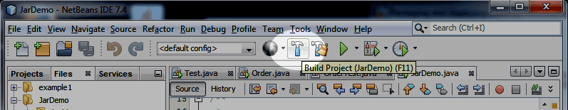 Build Button