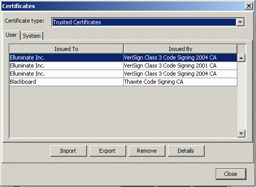 JavaCPL security