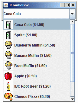 Editable JComboBox