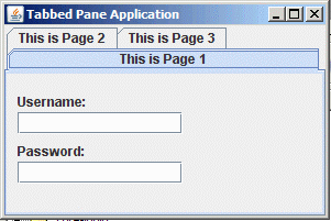 JTabbedPane 1