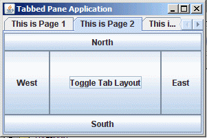 JTabbedPane 2