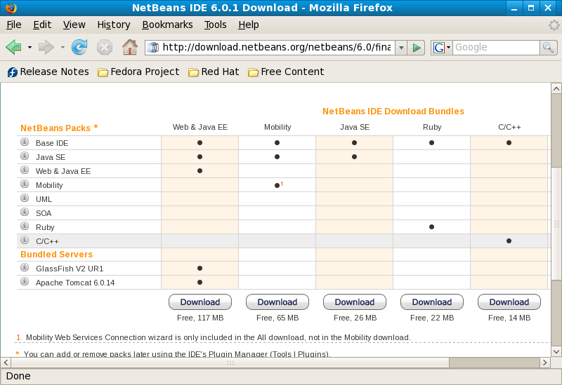 Choose Netbeans