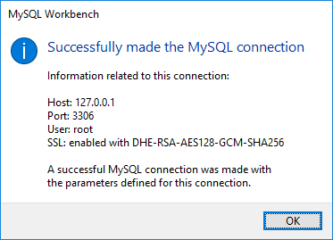 Successful connection