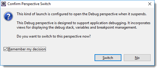 Debug warning